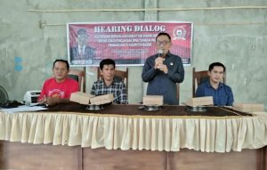 Sharing Informasi, Itol Syaiful Tonra Hearing Dialog di Desa Tallubanua
