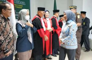 Ketua DPRD Sulbar Hadiri Pelantikan Tiga Hakim Pengadilan Tinggi Sulbar