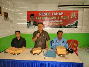 Tempuh Medan Berat, Itol Syaiful Tonra Gelar Reses di Desa Banua Adolang