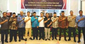 Uji Publik Tiga Rancangan Daerah Pemilihan dan Alokasi Kursi Anggota DPRD Sulbar