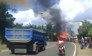 Ternyata, Ini yang Bikin Sebuah Rumah dan Motor Hangus Terbakar di Mamuju