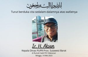 Kabar Duka, Kadis PU Sulbar Meninggal Dunia