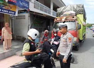 Polres Majene Kembali Tilang Puluhan Pelanggar Dalam Gelar Operasi Patuh Marano 2023