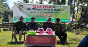 Sasar Galung Selatan, Anggota DPRD Sulbar Dalif Arsyad Gelar Reses
