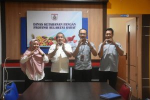 Dinas Ketapang Sulbar Bersama PT. Pos Indonesia KC Mamuju Bahas Penyaluran Bantuan Pangan Tahap II