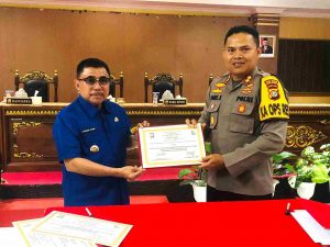 Polres Dan Pemerintah Kabupaten Majene Gelar Penandatanganan MOU Sepakat Perangi Narkoba