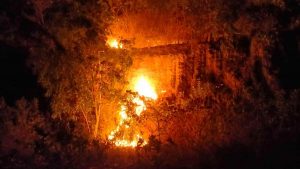 Bakar Sampah Tanpa Pengawasan, Lahan Di Sekitaran Gedung Kembar Kampus Unsulbar Terbakar
