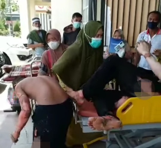 kebakaran ponpes wasilah binuang polman