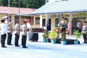Kapolres Majene Pimpin Upacara Sertijab Di Polres Majene