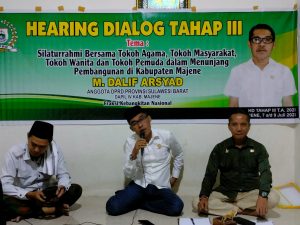 Anggota DPRD Sulbar Dalif Arsyad Helat Hearing Dialog di Sendana