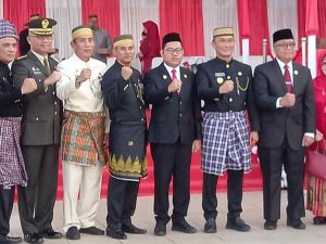 Wakil Ketua DPRD Sulbar Abdul Rahim Hadir di Upacara Kemerdekaan RI ke-78