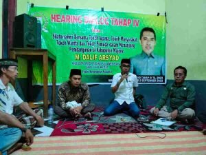 Anggota DPRD Sulbar Dalif Arsyad Kunjungi Desa Puttada Gelar Hearing Dialog
