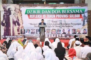 Dzikir dan Doa Bersama Refleksi 19 tahun Sulbar. Idris: Kemiskinan Ekstrem di Sulbar Masih Tinggi