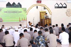 Polres Majene Gelar Peringatan Maulid Nabi, Meneladani Akhlak Rasulullah SAW