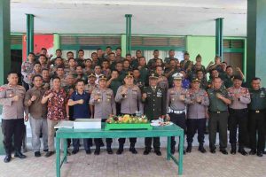 Jaga Sinergitas, Polres Majene Lakukan Suprise Hut TNI Ke-78 Ke Kodim 1401 Majene Dan Kompi A 721 Makkasau