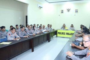 Jelang Pemilu 2024, Polres Majene Buka Latihan Pra Operasi Mantap Brata Marano 2023-2024
