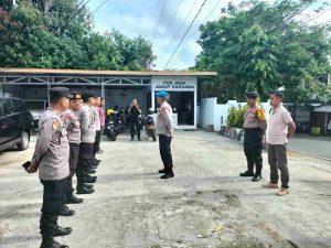 Selama Tahapan Pemilu 2024 Dimulai, Polres Majene Jaga Kantor KPU Dan Bawaslu Majene