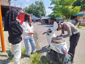 Satuan Lalu Lintas Polres Majene Lakukan Patroli Hunting System