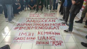 Tuntut Transparansi Pengelolaan Anggaran RSP, IM3I Datangi Kantor Bupati Majene