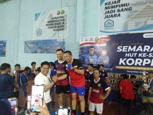 Pertandingan Badminton HUT Korpri ke-52 di Sulbar Berakhir, Ini Juaranya
