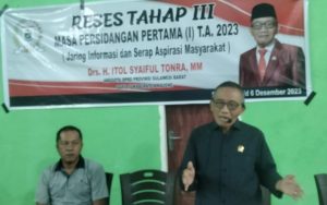 Serap Aspirasi Masyarakat Tabolo, Itol Syaiful Tonra Gelar Reses Perdana