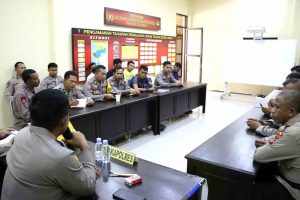 Jamin Keamanan Natal Dan Tahun Baru, Polres Majene Gelar Latihan Pra Operasi Lilin Marano 2023