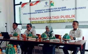 DPM-PTSP Majene Gelar Forum Konsultasi Publik