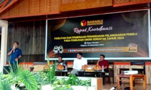 Bawaslu Majene Rakor Fasilitasi Pembinaan Penyelesaian Sengketa Pemilu 2024