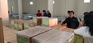 Surat Suara Pemilu 2024 Sudah Tiba di Gudang KPU Majene