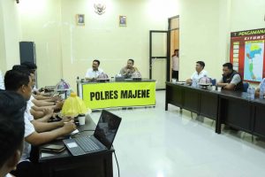 Polres Majene Terima Kunjungan Dirreskrimum Polda Sulbar