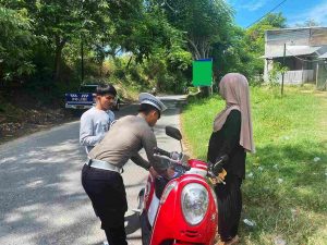 Sat Lantas Polres Majene Kembali Menjaring Puluhan Pelanggar Dalam Patroli Hunting System