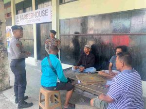 Samapta Polres Majene Gelar Patroli Dialogis Ciptakan Suasana Kondusif