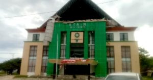 Dierjang Angin Kencang, Bagian Atap STAIN Majene Rusak
