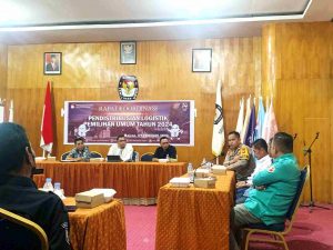 Kabag Ops Polres Majene Hadiri Rapat Koordinasi Pendistribusian Logistik Pemilu 2024