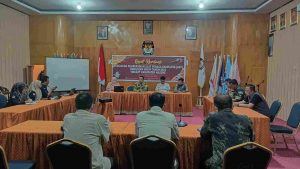 KPU Majene Bersama Stakeholder Terkait Gelar Rapat Koordinasi Penertiban APK Pemilu Tahun 2024