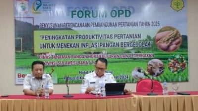 DTPHP Sulbar Undang Semua Stakeholder Bahas Rancangan Pertanian 2025