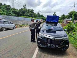 Satgas Gakkum Polda Sulbar Maksimalkan Penindakan Hari Pertama Operasi Keselamatan