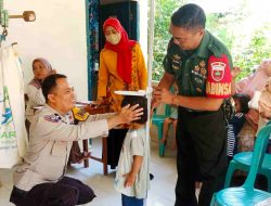 Semangat Sinergitas TNI-Polri Dalam Mendukung Penurunan Angka Stunting Di Majene