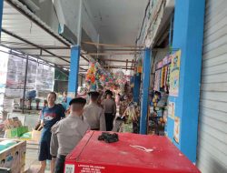 Samapta Polres Majene Cegah Aksi Kejahatan di Bulan Ramadhan dengan Patroli di Pasar Sentral