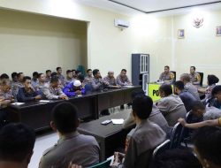 Polres Majene Gelar Latihan Pra Ops Jelang Operasi Ketupat Marano 2024