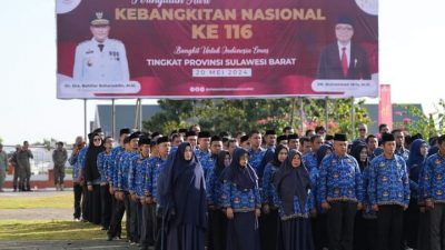Peringatan Harkitnas di Sulbar, Ini yang Disampaikan Pj Gubernur Bahtiar