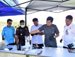 Kejari Majene Musnahkan Barang Bukti Perkara Tindak Pidana Umum