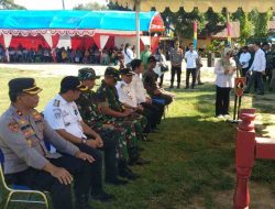 Wakapolres Majene Ikut Serta Hadiri Upacara Pembukaan TMMD Ke-120 TA 2024