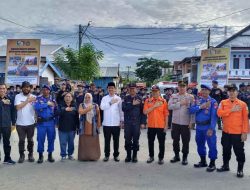Kabag Ops Bersama Kasat Polair Polres Majene Hadir Dalam Simulasi Disaster Nursing Akper Mappa Oudang Makassar