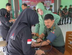 Kodim 1401 Majene Sambut Hut Kodam XIV/Hasanuddin Dengan Menggelar Donor Darah