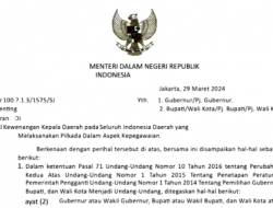 Jelang Pilkada 2024, Mendagri Keluarkan Surat Edaran Larang Kepala Daerah Mutasi Pejabat