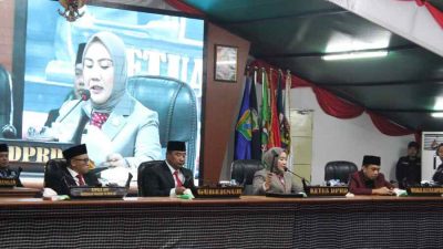 DPRD Sulbar Rapat Paripurna Penyerahan LHP BPK RI Atas LKPD Pemprov Sulbar Tahun 2023 dan Ikhtisar Hasil Pemeriksaan Daerah 2024