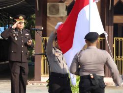 Peringati Hari Lahir Pancasila, Polres Majene Gelar Upacara Di Lapangan Mapolres Majene