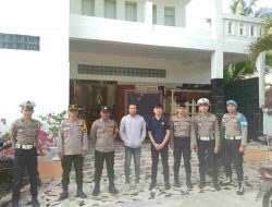 Pastikan Keamanan Ibadah Umat Kristiani, Personel Polres Majene Lakukan Patroli Di Gereja Dan Rumah Ibadah