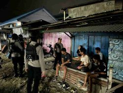 Personel Satuan Samapta Polres Majene Patroli Dialogis Antisipasi Aksi Premanisme Di Malam Hari
